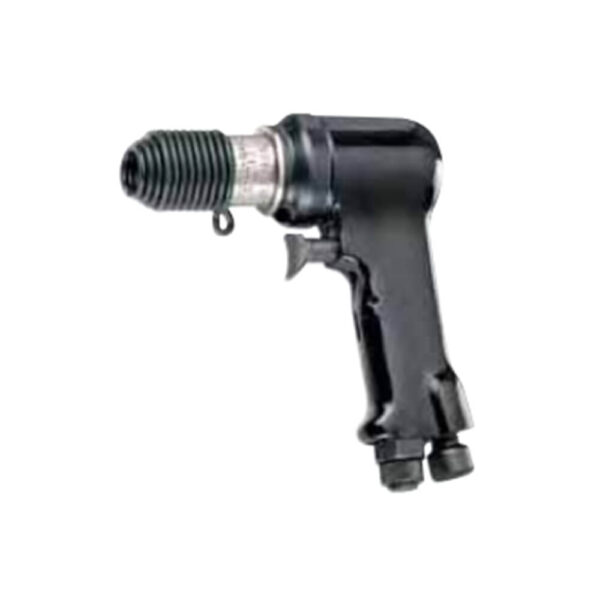 avc series Soluzioni per la rivendita professionale e industriale Ideal for hand riveting operations, even when high quality standards are required. Thanks to the excellent power / weight ratio and the low vibration system, the AVC series is optimal for rivets with diameters from 3 to 13 mm; the wide range of percussive tools adapt the AVC series to any specific head shape. The AVC series tools are available in different models, with pistol grip or straight.