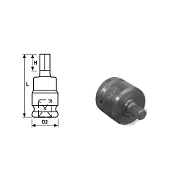 IMMAGINE 1 SQ DRIVE ONE PART INHEX DRIVER 1 Soluzioni per la rivendita professionale e industriale The best quality of a screwing compass can be found in the ability to withstand the greatest number of impact blows generated by the tools, by the precision with which the coupling between the exit shaft of the screwdriver and the drive (square drive) of the compass and the quality of the material in which the compass is made. The OZAT compasses by Airtechnology are made with special processes that combine the traditional electroerosions in a special chemical bath. This process gives the bushes characteristics of resistance to wear and strength to use unique in the market.