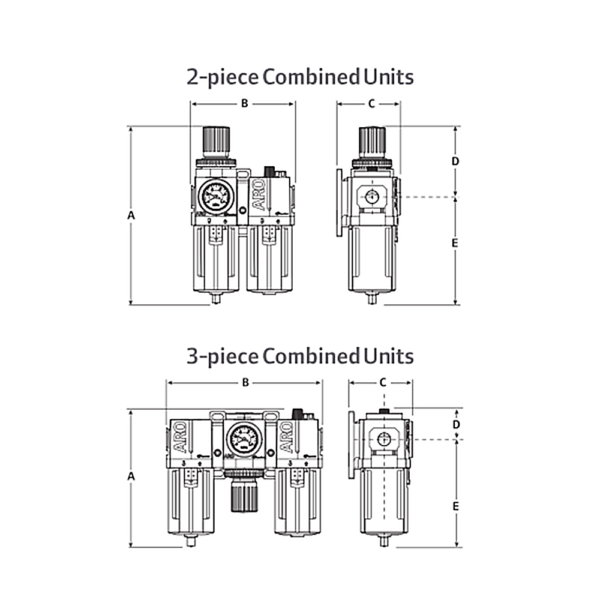 IMMAGINE DIMENSIONI 9 Soluzioni per la rivendita professionale e industriale The use of air preparation devices, such as filters, regulators, and lubricators is an excellent means of keeping your tools and equipment to operate at their peak performance