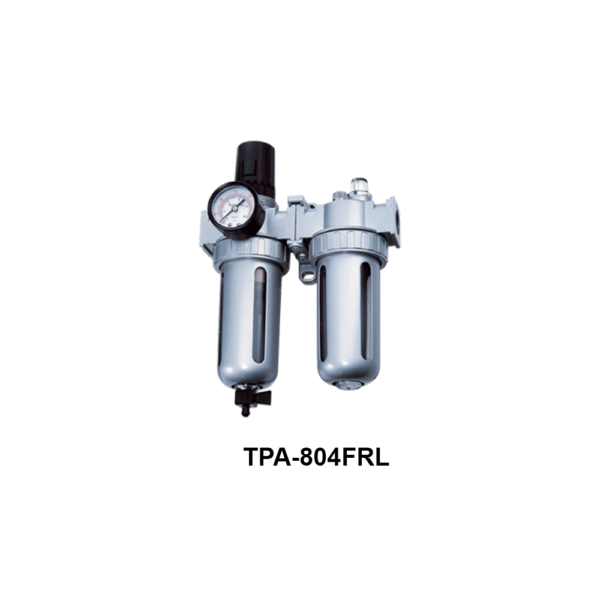 TPA 804FRL Soluzioni per la rivendita professionale e industriale Gruppi FRL TPA-804FRL, TPA-202FRL: Filtro Regolatore Lubrificatore Pistole per Gonfiaggio pneumatici  TPA-B25, TPA-B20. Professional Power Tools offre una vasta gamma di avvitatori e utensili adatti a soddisfare le esigenze di svariati settori applicativi.