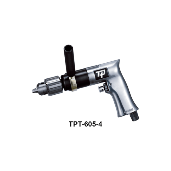 TPT 605 4 Soluzioni per la rivendita professionale e industriale I trapani pneumatici serie TPT sono progettati e costruiti per garantire massima produttività e maneggevolezza grazie al favorevole rapporto potenza/peso.    