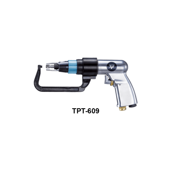 TPT 609 Soluzioni per la rivendita professionale e industriale A complete range of special tools for specific operations dedicated to the world of car repair complete the range offered by TPT In fact, riveting tools, glazing and nibbling systems and rivet cutter, glue spreading guns and for greasing components are available. Furthermore, a wide range of electronic torque wrenches to simplify control operations complete the TPT special tool series