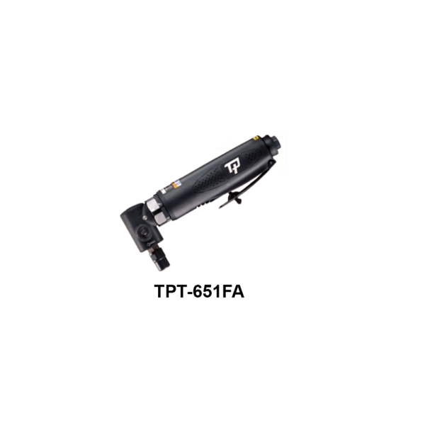 TPT 651FA 3 Soluzioni per la rivendita professionale e industriale Le smerigliatrici pneumatiche serie TPT si differenziano tra loro per: conformazione (diritta, meglio definita come ASSIALE, ANGOLARE, angolare RIBASSATA), potenza d’esercizio  (0,2Hp per le microsmerigliatrici, 0,3Hp le minismerigliatrici, 0,5Hp, 1 HP, 1,5Hp), numero di giri (da 3500 a 60000 rpm) tipo di attacco porta utensile (pinza da 3 o da 6 mm o ghiera porta mola) La scelta della smerigliatrice corretta da utilizzare dipende dall’applicazione e dal tipo di utensile a finire necessario per la lavorazione: è infatti la pinza corretta, piuttosto che il disco con le caratteristiche più adatte, piuttosto che la mola più performante, a determinare la tipologia di smerigliatrice da utilizzare per una asportazione di materiale migliore e più efficace. Scopri anche le smerigliatrici industriali XTREME POWER TOOLS © , per utilizzo continuativo in ambienti estremi.    