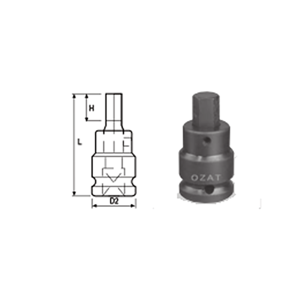 IMMAGINE 1 2 2 PARTS INHEX DRIVERS 1 Soluzioni per la rivendita professionale e industriale The best quality of a screwing compass can be found in the ability to withstand the greatest number of impact blows generated by the tools, by the precision with which the coupling between the exit shaft of the screwdriver and the drive (square drive) of the compass and the quality of the material in which the compass is made. The OZAT compasses by Airtechnology are made with special processes that combine the traditional electroerosions in a special chemical bath. This process gives the bushes characteristics of resistance to wear and strength to use unique in the market.