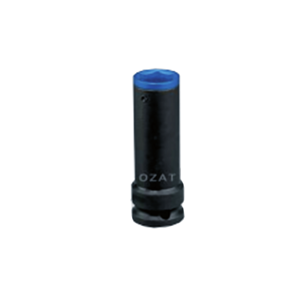 IMMAGINE 1 2 6 POINT STEEL ALUMINIUM IMPACT SOCKETS LONG 1 Soluzioni per la rivendita professionale e industriale The best quality of a screwing compass can be found in the ability to withstand the greatest number of impact blows generated by the tools, by the precision with which the coupling between the exit shaft of the screwdriver and the drive (square drive) of the compass and the quality of the material in which the compass is made. The OZAT compasses by Airtechnology are made with special processes that combine the traditional electroerosions in a special chemical bath. This process gives the bushes characteristics of resistance to wear and strength to use unique in the market.