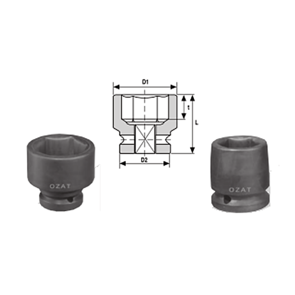 IMMAGINE 3 1 2 SQ DRIVE 6 POINT SOCKETS REGULAR LENGTH 1 Soluzioni per la rivendita professionale e industriale The best quality of a screwing compass can be found in the ability to withstand the greatest number of impact blows generated by the tools, by the precision with which the coupling between the exit shaft of the screwdriver and the drive (square drive) of the compass and the quality of the material in which the compass is made. The OZAT compasses by Airtechnology are made with special processes that combine the traditional electroerosions in a special chemical bath. This process gives the bushes characteristics of resistance to wear and strength to use unique in the market.