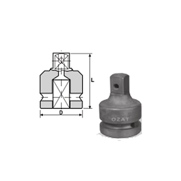 IMMAGINE 3 4 SQ DRIVE ADAPTORS 1 Soluzioni per la rivendita professionale e industriale The best quality of a screwing compass can be found in the ability to withstand the greatest number of impact blows generated by the tools, by the precision with which the coupling between the exit shaft of the screwdriver and the drive (square drive) of the compass and the quality of the material in which the compass is made. The OZAT compasses by Airtechnology are made with special processes that combine the traditional electroerosions in a special chemical bath. This process gives the bushes characteristics of resistance to wear and strength to use unique in the market.