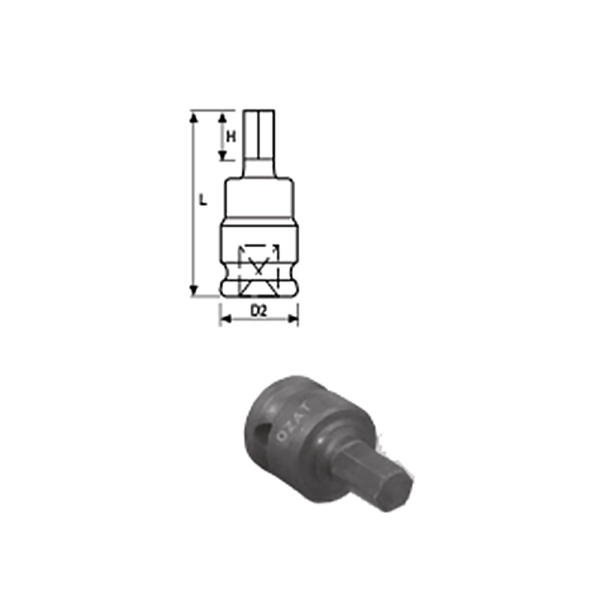 IMMAGINE 3 4 SQ DRIVE ONE PART INHEX DRIVER 1 Soluzioni per la rivendita professionale e industriale The best quality of a screwing compass can be found in the ability to withstand the greatest number of impact blows generated by the tools, by the precision with which the coupling between the exit shaft of the screwdriver and the drive (square drive) of the compass and the quality of the material in which the compass is made. The OZAT compasses by Airtechnology are made with special processes that combine the traditional electroerosions in a special chemical bath. This process gives the bushes characteristics of resistance to wear and strength to use unique in the market.