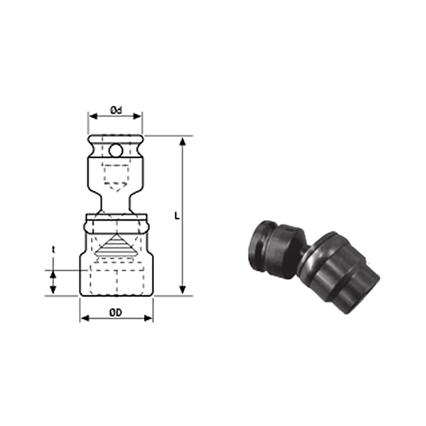 IMMAGINE 3 4 SQ DRIVE UNIVERSAL SOCKETS REGULAR LENGTH 1 Soluzioni per la rivendita professionale e industriale The best quality of a screwing compass can be found in the ability to withstand the greatest number of impact blows generated by the tools, by the precision with which the coupling between the exit shaft of the screwdriver and the drive (square drive) of the compass and the quality of the material in which the compass is made. The OZAT compasses by Airtechnology are made with special processes that combine the traditional electroerosions in a special chemical bath. This process gives the bushes characteristics of resistance to wear and strength to use unique in the market.
