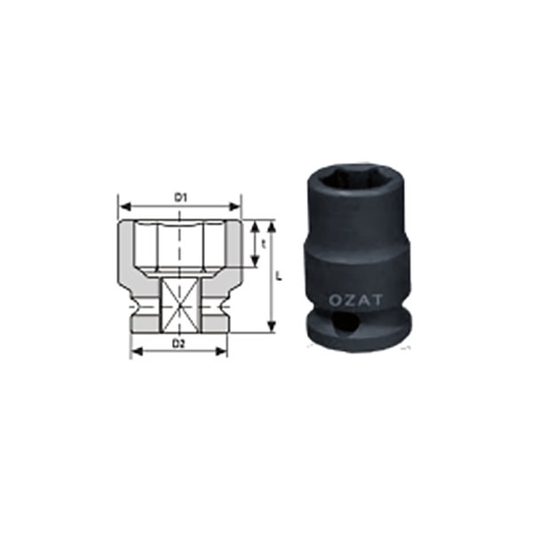 Immagine1 4 SQUARE DRIVE 1 Soluzioni per la rivendita professionale e industriale The best quality of a screwing bush is found in the ability to withstand the greatest number of impact hits generated by the tools, the precision with which the coupling between the screwdriver's output shaft and the drive (square attack) of the socket and the quality of the material in which the socket is made. Airtechnology OZAT sockets are also made with special processes that combine traditional EDM in a special chemical bath. This process gives the sockets characteristics of wear resistance and strength that are unique in the market.