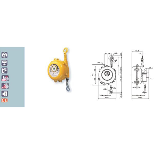 Bilanciatori a molla con sistema anticaduta _ portata da 4,5 a 120 kg  - EWF SERIES - immagine 13